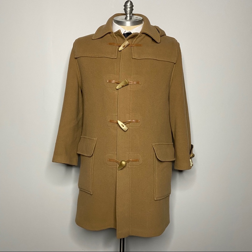 J. Press Gloverall Coat Beige Wool Cashmere 105